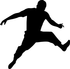 Design of jumping man draw © RATOCA