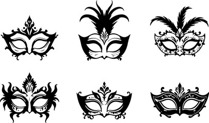 Elegant Masquerade Mask Collection