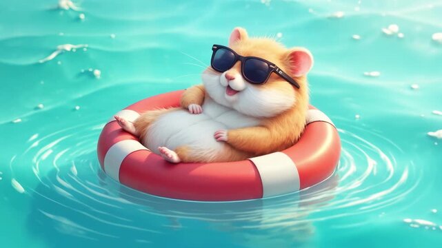 The Hamster Who Mastered the Art of Relaxation