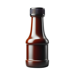 Generic Condiment plastic bottle design isolated on transparent background