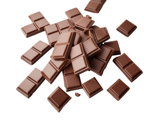 Indulge in the rich decadence of milk chocolate squares, perfect for confectionery creations and sweet treat designs, promising a delightful sensory experience and irresistible flavor