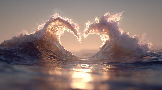 Heart Waves A Sea of Love and Affection