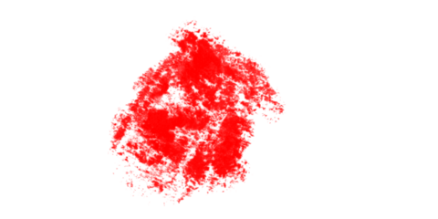 Crimson Splash Texture Abstract Art on Transparent Background Red Ink Stain Graphic Blood Grunge Dark Effect Paintbrush