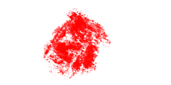 Crimson Splash Texture Abstract Art on Transparent Background Red Ink Stain Graphic Blood Grunge Dark Effect Paintbrush