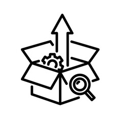 Package Manager Icon representing development and programming concepts  