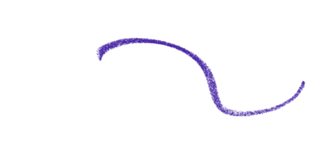 Sinuous Line of Indigo Dreams Abstract Shape Curve Fluid Motion Design Element Textured Stroke on transparent background