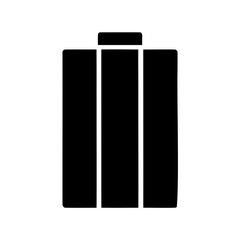 Battery icon for power, energy, charge, and status display Vector, illustration