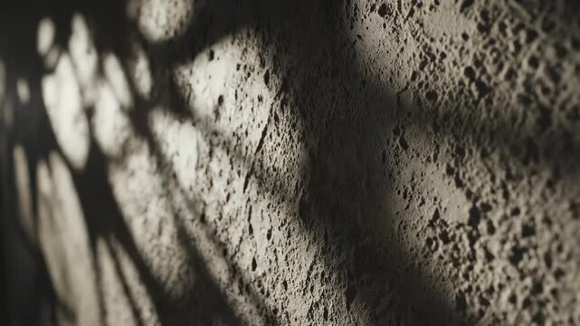 Moon Surface with Shadow: A close-up view reveals a textured surface of the moon, its craters subtly lit by a gentle, abstract shadow. evoking a sense of mystery and cosmic beauty.