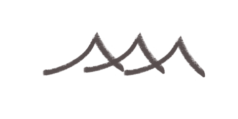 Abstract Gray Mountain Range Peaks Illustration Minimalist Peaks Design Landscape Silhouette on transparent background