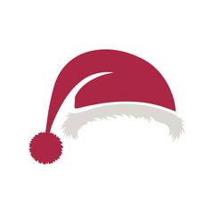 Santa Hat Vector Illustration for Christmas Holiday, Festive Season, Winter Celebration and Greeting Card Designs