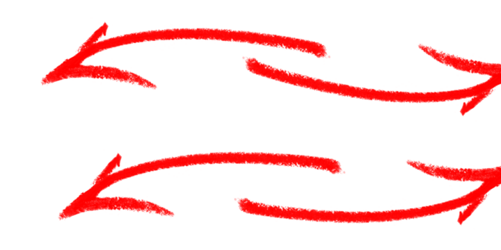 Red Arrows Cycle Process Diagram Flowchart Redraw Icon Design Movement Illustration Business on transparent background - Powered by Adobe