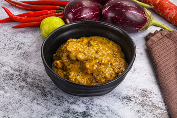 Indian chicken masala corma curry