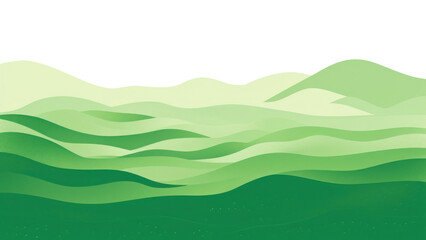 Obraz premium PNG A lush green hillside backgrounds abstract outdoors.