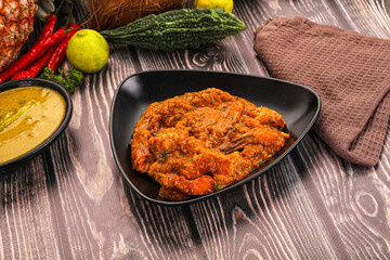 Indian cuisine - Prawns malabar masala