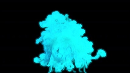 Blue plasma explosion on transparent background

3d rendering of glowing blue plasma cloud bursting with energy and motion, isolated with alpha channel for sci-fi visual effects.

