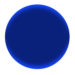 Dark blue circle shape isolated simple plain round geometric element symbol icon sign png