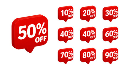 Unlock incredible savings with these dynamic sale offer bubble tags