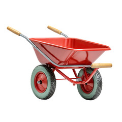 Gardening Wheelbarrow Isolated