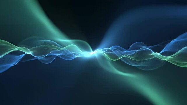Abstract Light Waves: An elegant abstract composition featuring a dynamic interplay of flowing light waves, showcasing a symphony of colors and patterns, embodying the fluidity and energy of nature.