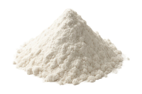 Chalky off-white calcium carbonate powder.