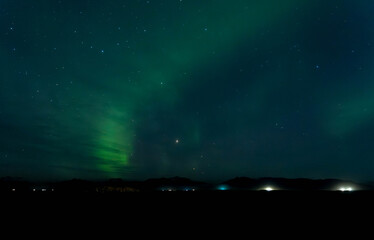 Dancing lights over Iceland