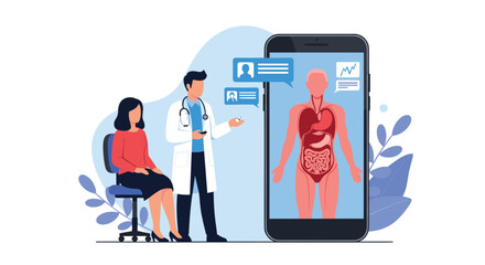 Stressed woman is angry and overwhelmed by the constant stream of social media notifications.