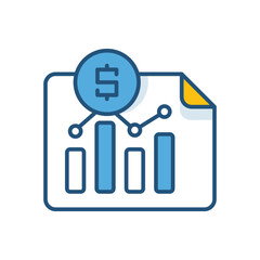 Stock Market vector icon