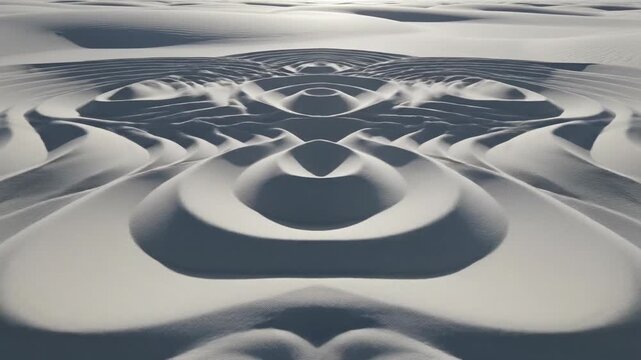 Desert Sand Dune: An expansive vista of undulating sand dunes stretches into the horizon, showcasing the captivating patterns carved by wind. The scene evokes a sense of vastness and serenity.