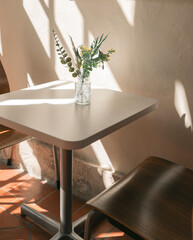 modern dining room interior