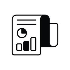 Financial Report vector icon