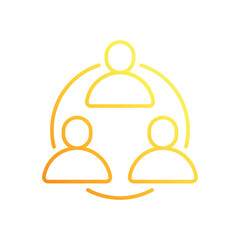 Teamwork vector icon