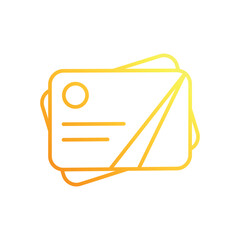 Business Card vector icon