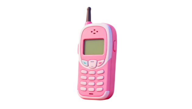 Pink mobile phone cute 