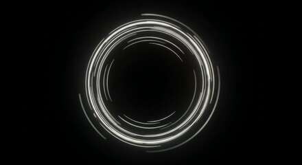 Golden ring with soft halo glow transparent PNG