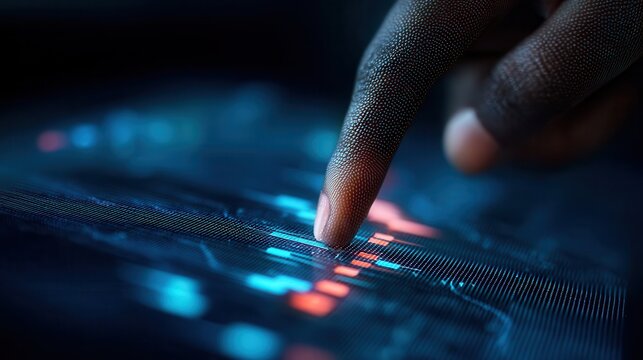 Exploring Financial Data Through Touch on a Digital Stock Market Display