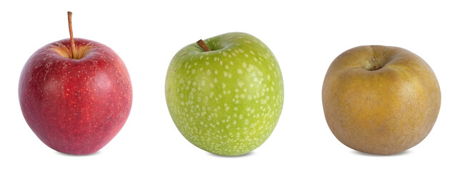 Différentes variétés de pommes	