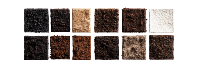 A grid of textured squares in various shades of brown and beige (1)