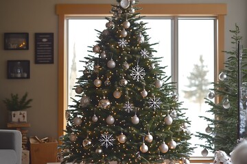 christmas tree with presents