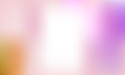 Soft pastel gradient background with pink, purple, and orange hues