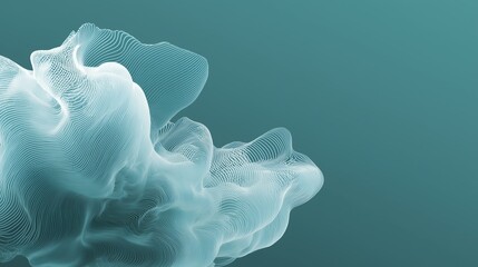 Teal and White minimalistic background