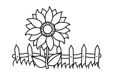 Vector illustration of colorful floral background with sunflower and daisy flowers capturing the beauty of nature and summer garden design