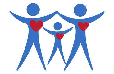 people holding hands vector