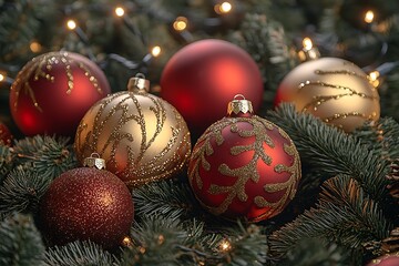 christmas decoration on a tree