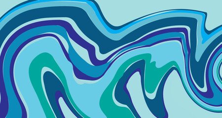 Abstract seamless pattern with wavy lines. Geometric background. Colorful illustrations and sensitive lines. Vector illustration. Waved pattern. Vector Illustration.