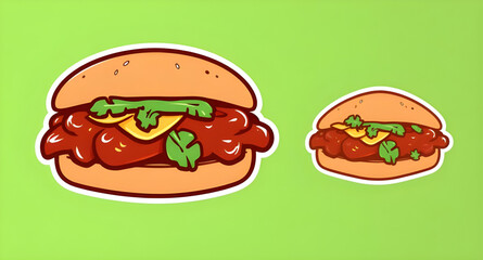 sandwich,fastfood,icon,burger,sub,toast,meal,food,snack,bread,cheese,ham,layered,grill,graphic,vector,illustration,outline,clipart,simple,minimal,flat,design,element,menu,bite,tasty,fresh,lunch,dinner