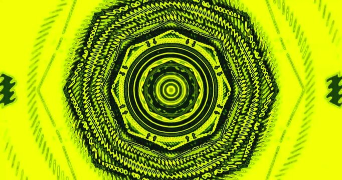 Vibrant tunnel video loop with seamless motion and dynamic patterns creating an engaging visual experience