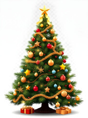 christmas, decorated, tree, festive, glowing, ornaments, lights, baubles, garland, tinsel, star, ribbon, bow, holiday, winter, merry, cheerful, bright, sparkling, shiny, glitter, evergreen, pine, spru