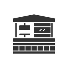 Railway Station Icon - Rail Station Icon