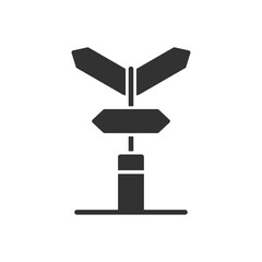 Signpost Icon - Guidepost Icon