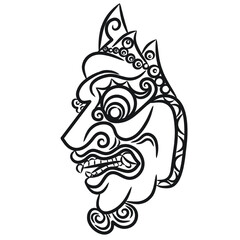 Traditional tribal tattoo design ornaments